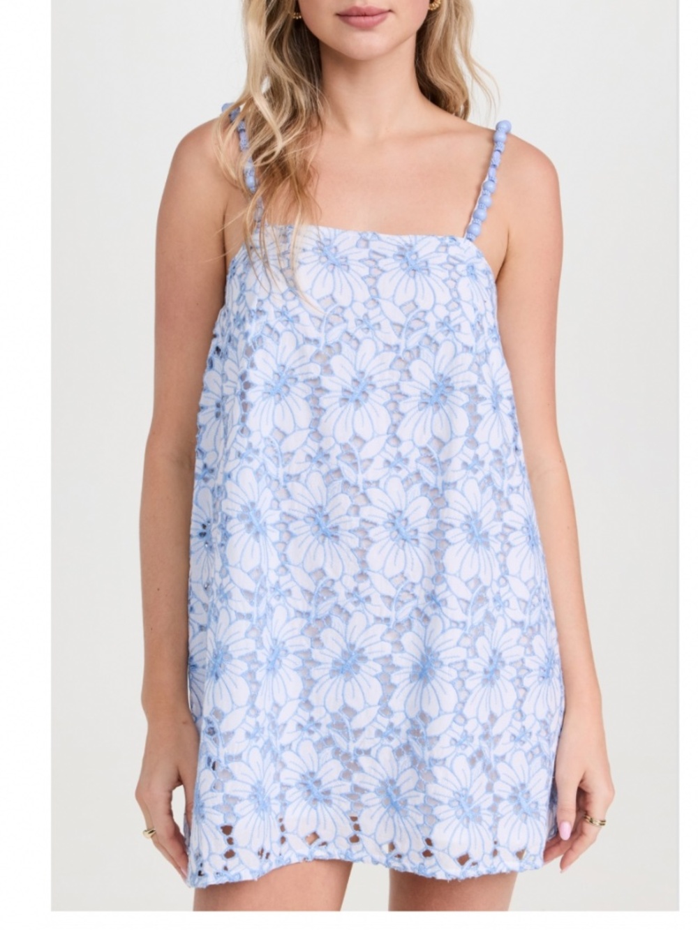 SUNDRESS Karla Eyelet Blue Dress